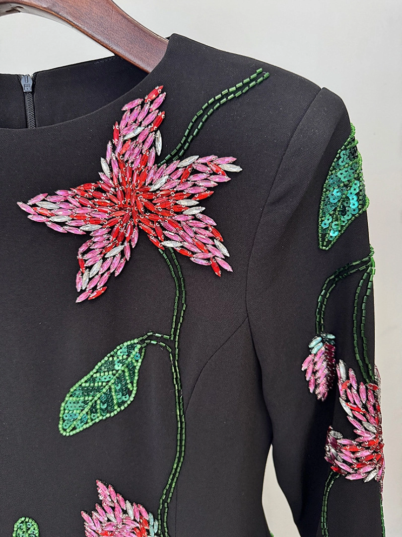 Luxury Mermaid Sequin Evening Gown with Sweetheart Neckline