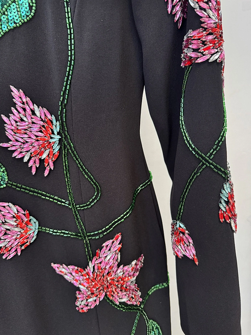 Luxury Mermaid Sequin Evening Gown with Sweetheart Neckline