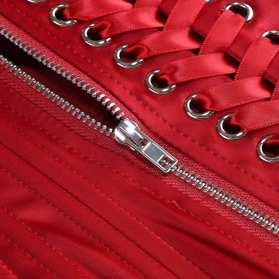 Black Satin Sequin A-Line Evening Gown with V-Neck & Open Back