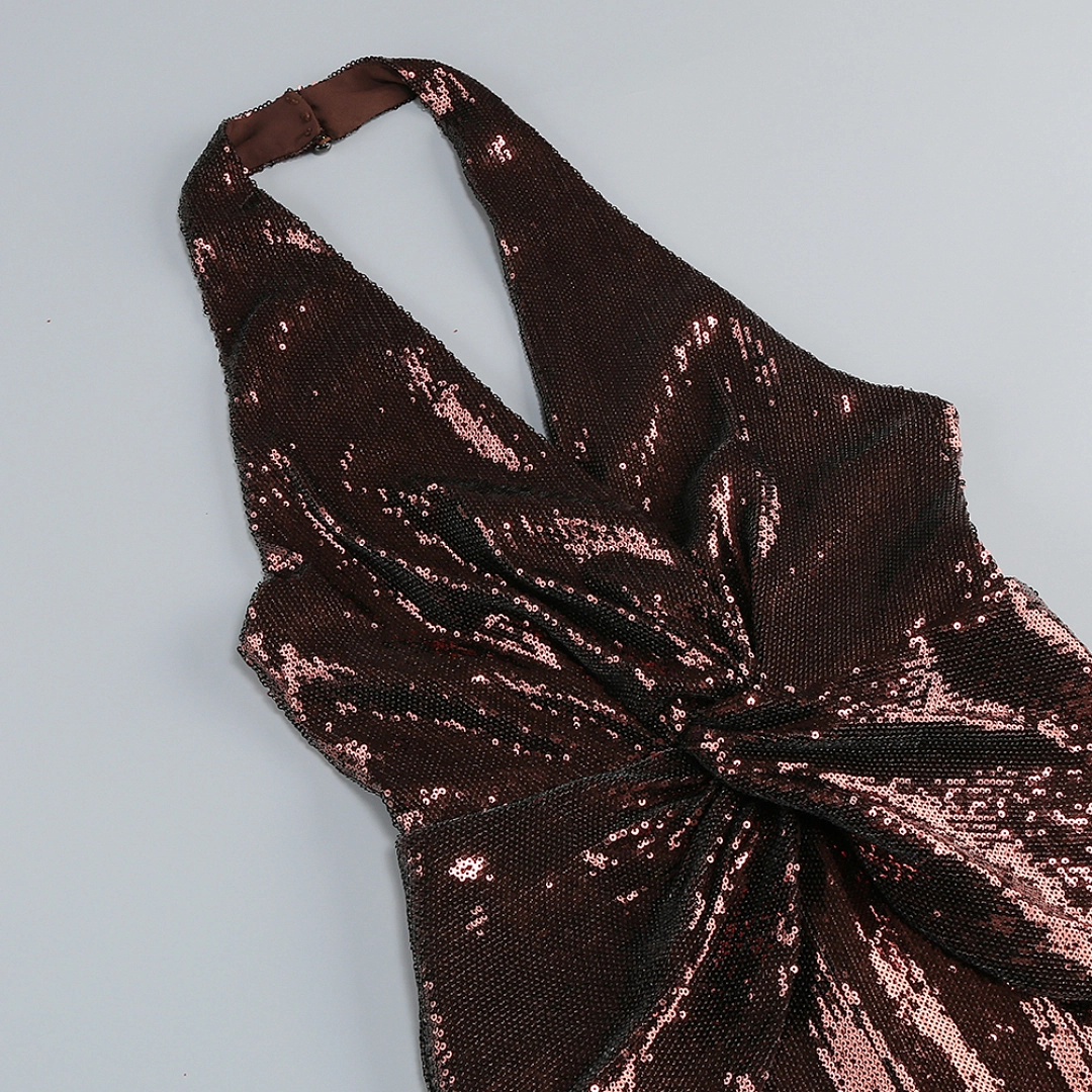 Floor-Length Black Satin Evening Gown with Crystal-Embellished Sweetheart Neckline