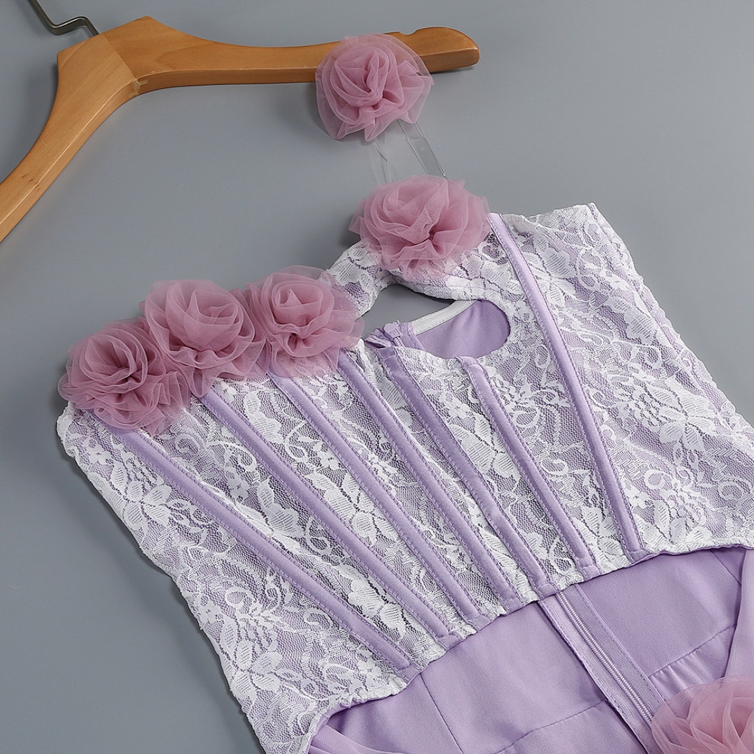 Floor-Length Satin Evening Gown | Sweetheart Neckline & Beaded Details