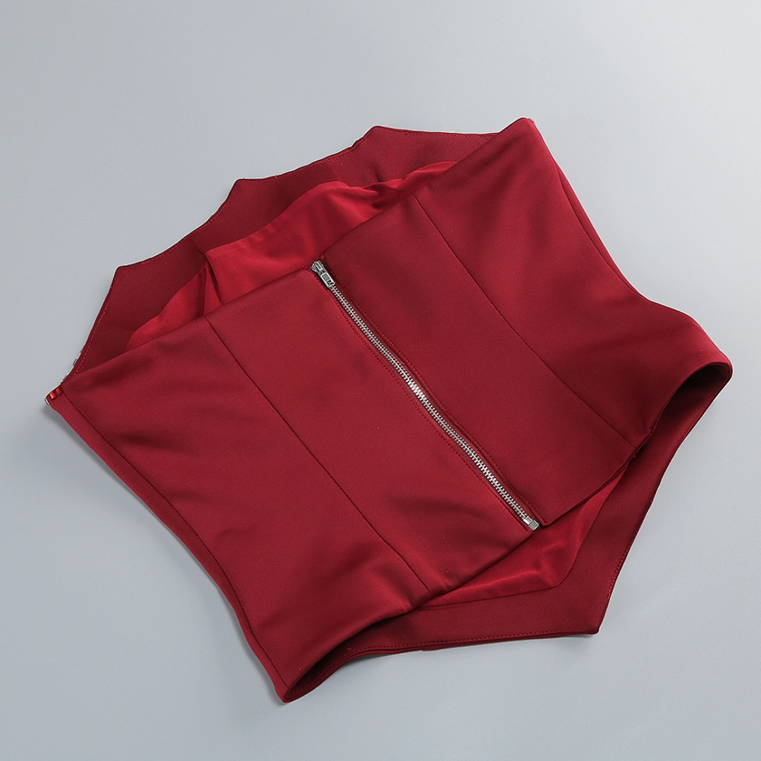 Black Mermaid Evening Gown with Crystal Embellishments