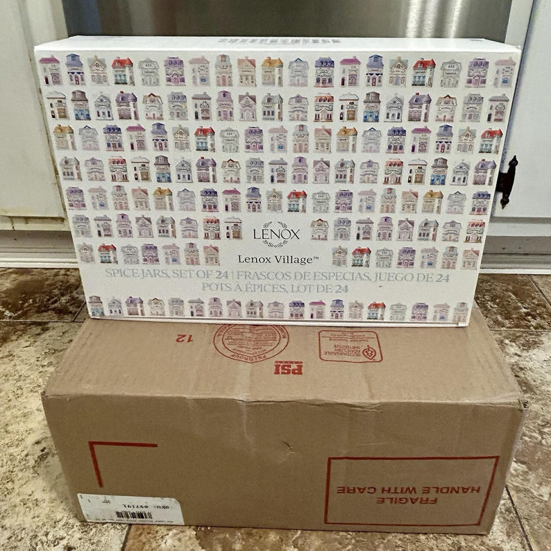 Brand New 2025 Lenox Spice Village 24-Jar Full Collection Set (FREE SHIPPING)