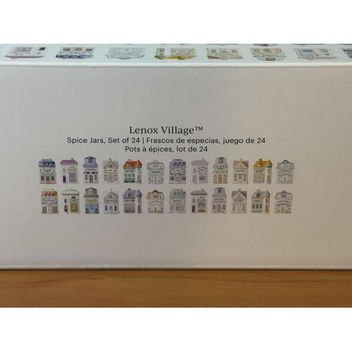 NEW & IN HAND- 2024 Lenox Spice Village 24 Jar Full Collection Complete Set