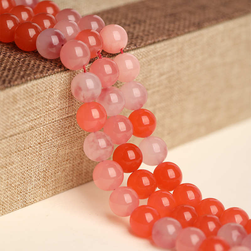 DIY Crystal Agate Pearl Jade Stone Fashion Bracelet 