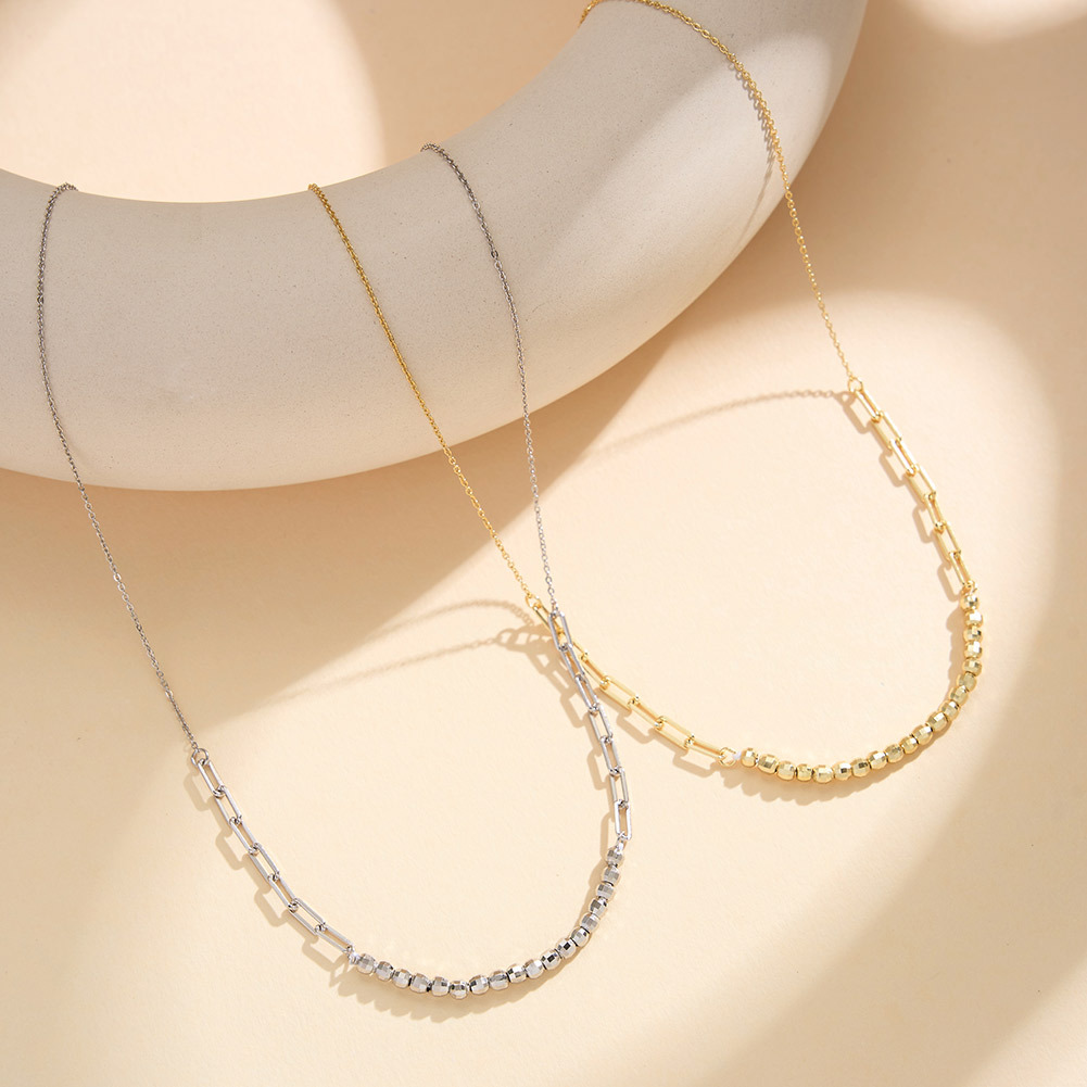 S925 Sterling Silver Bead Pendant Necklace for Women