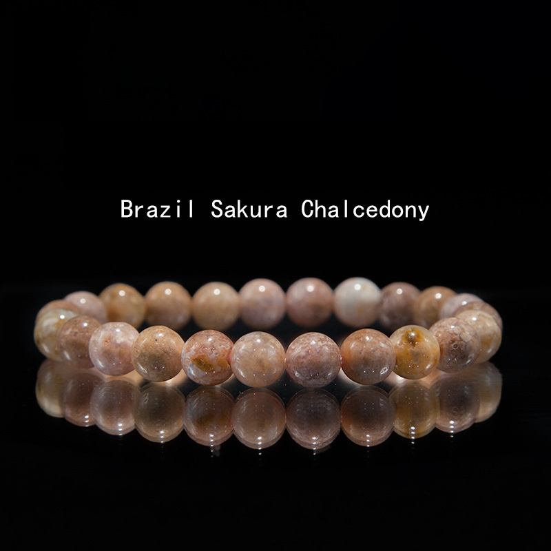 Stretch Bracelet for Women Men, Natural Gemstone Round Stone Crystal Beads for Beaded Elastic Bracelet