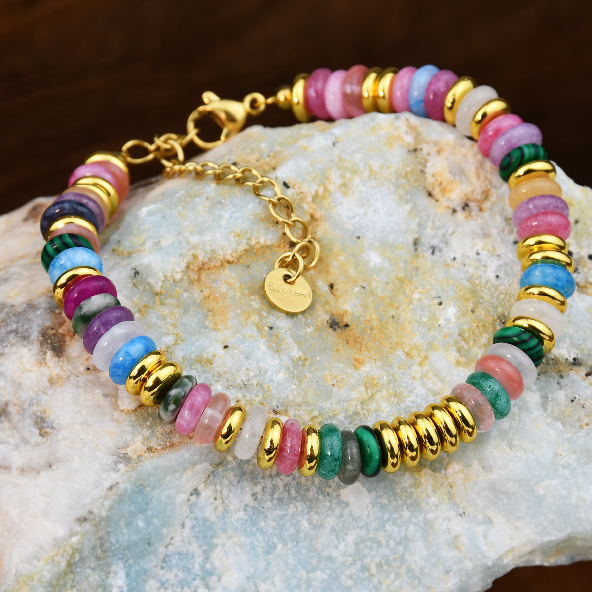 Healing Crystal Bracelets for Women Natural Stone Beaded Stretch Bracelet  Handmade Gemstone Reiki Spiritual Jewelry Gifts