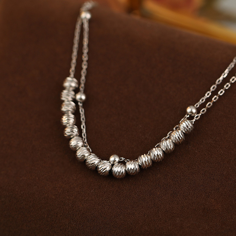 Fashion S925 Sterling Silver Bracelet Simple Style for Women