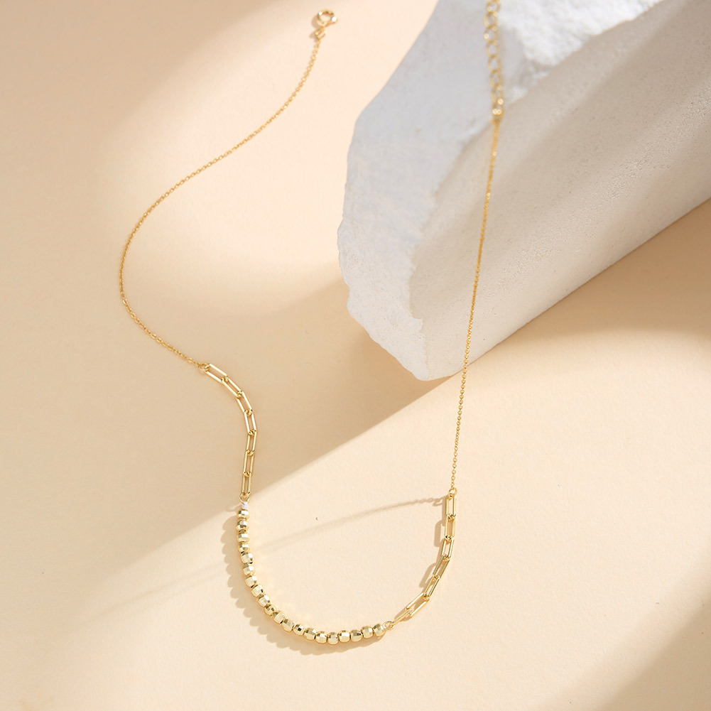 S925 Sterling Silver Bead Pendant Necklace for Women