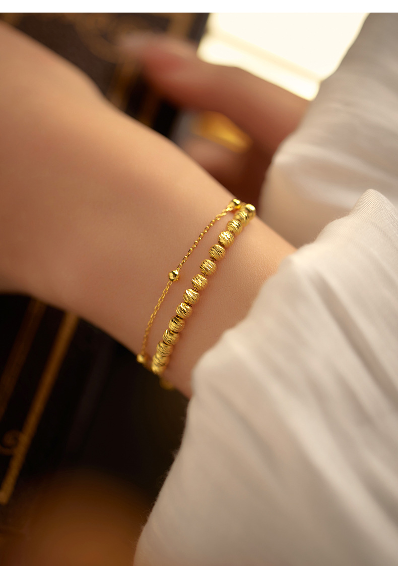 Fashion S925 Sterling Silver Bracelet Simple Style for Women