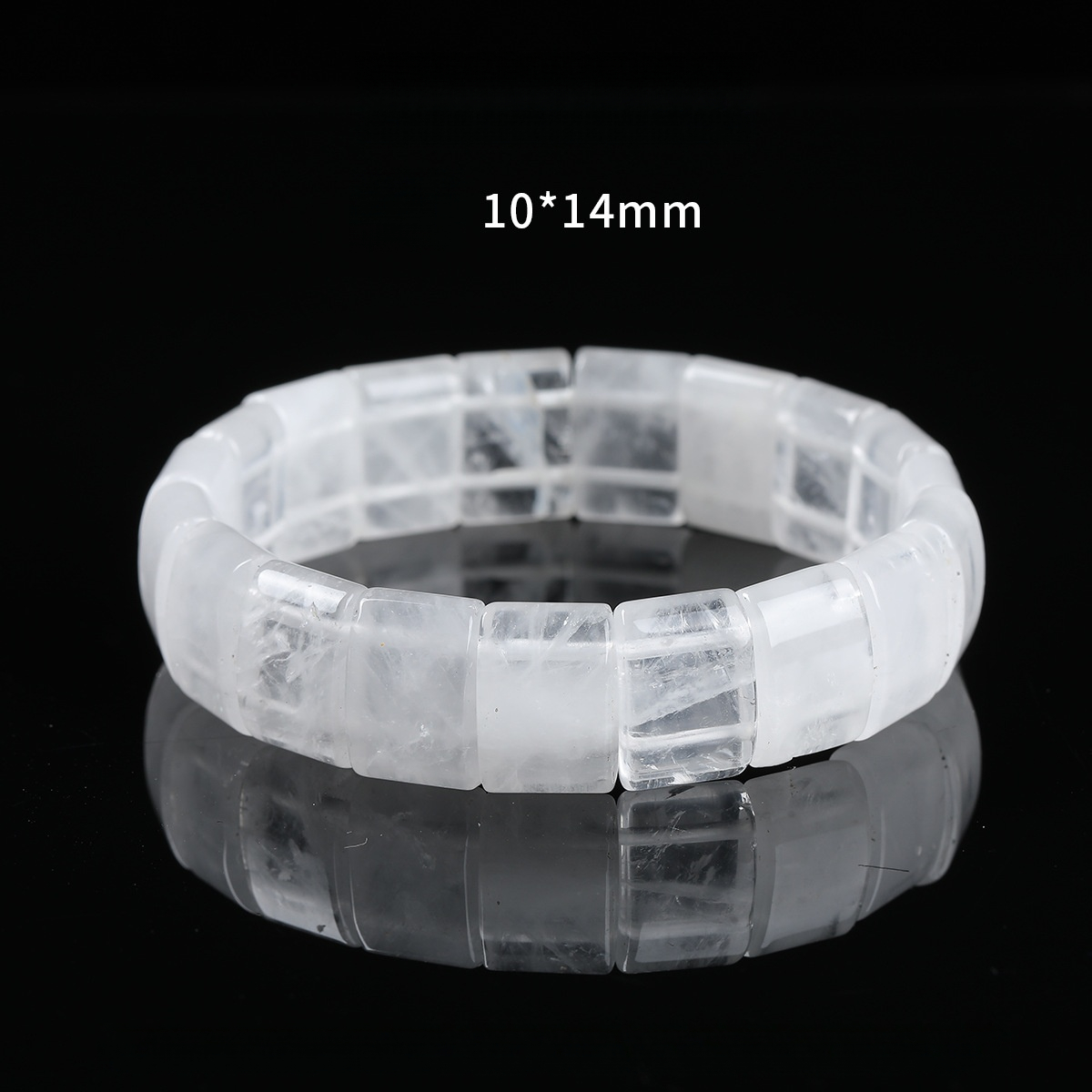 Multi-style Flat Bead Bracelet for Women Natural Semi Gemstone Crystal Beads Stretch Bracelet Factory Wholesale
