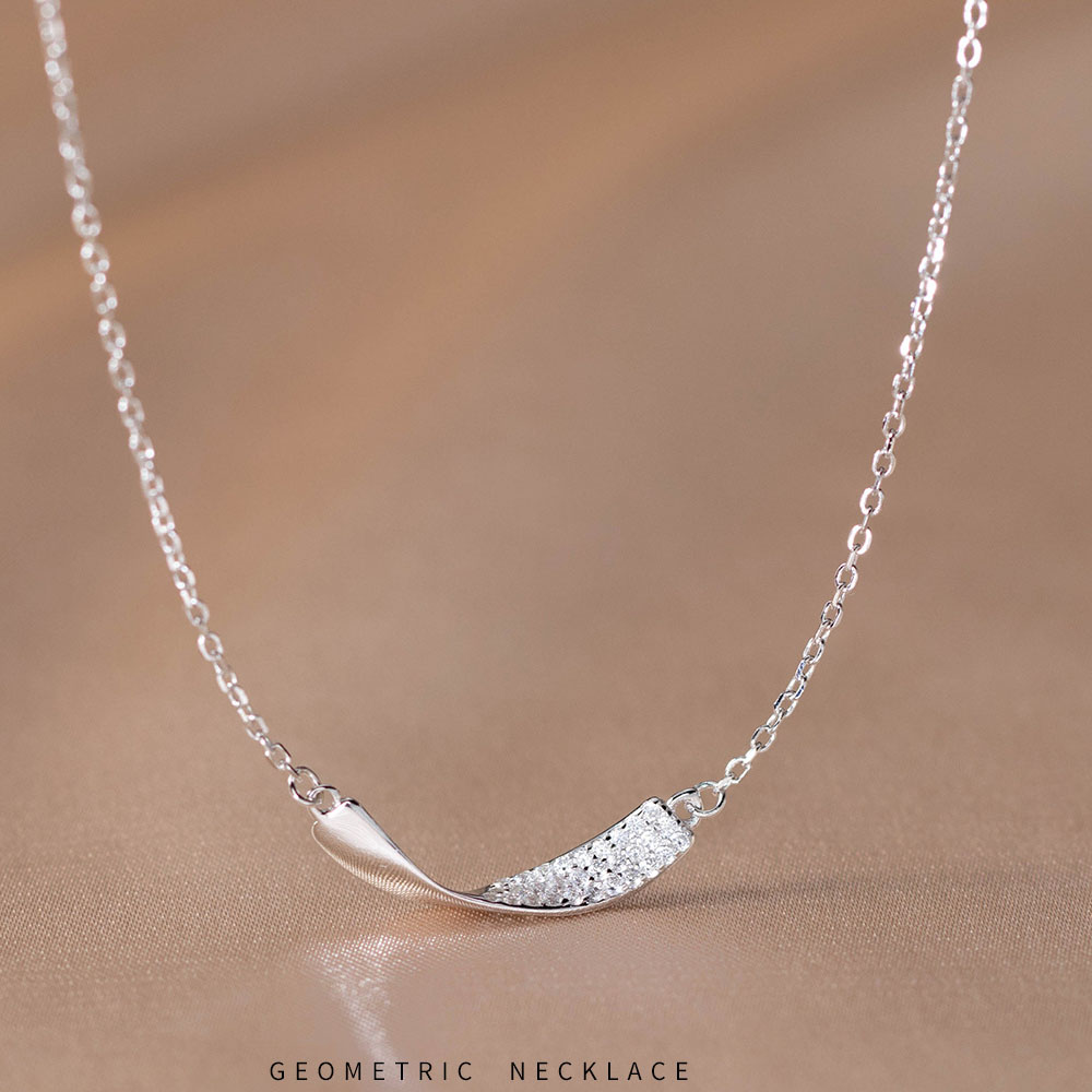 S925 Sterling Silver Pendant Geometric Necklace Elephant Style Casual Style