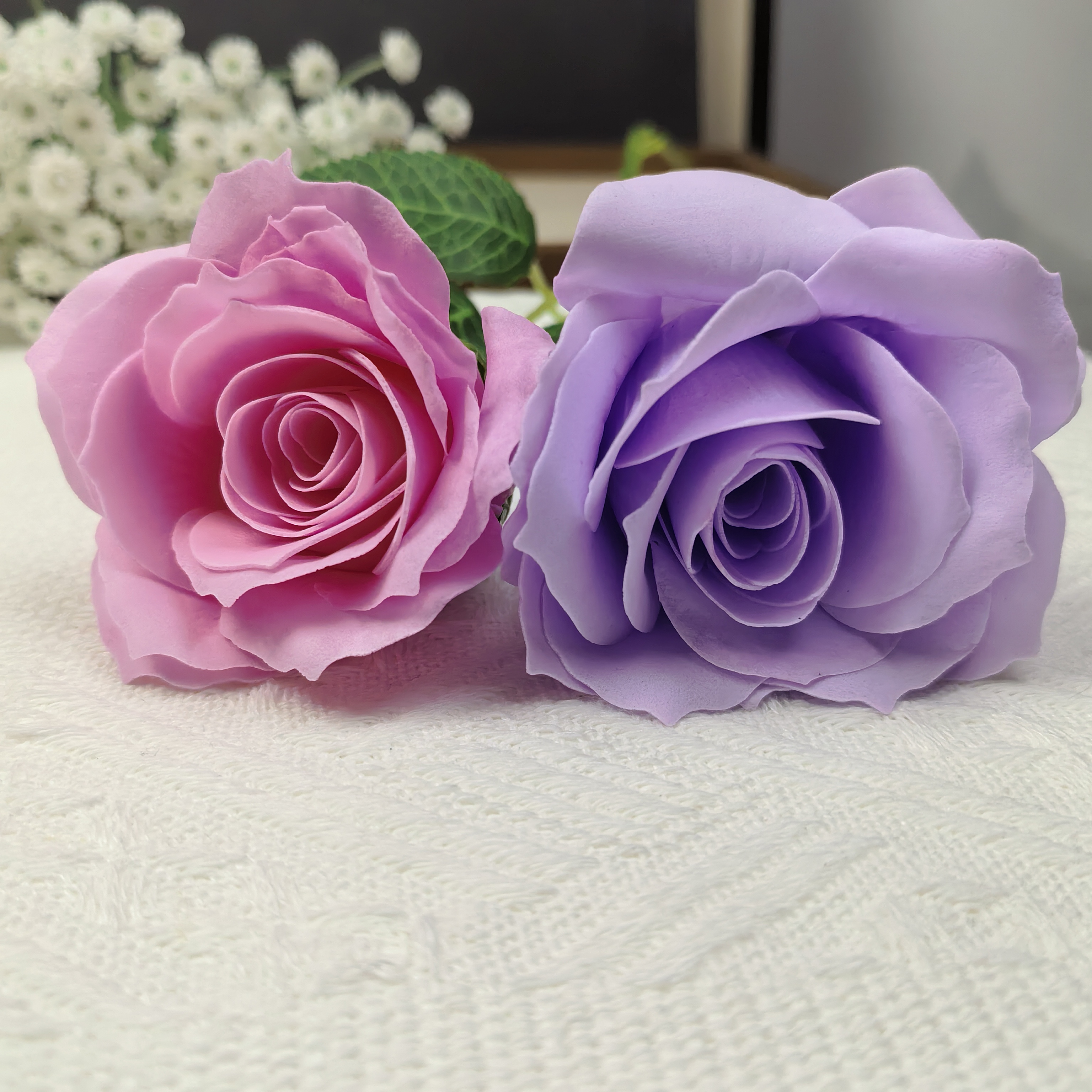 DIY Handmade Soap Flower Kit, Scented Rose Flower Craft Making Supplies for Home Decor &Gift