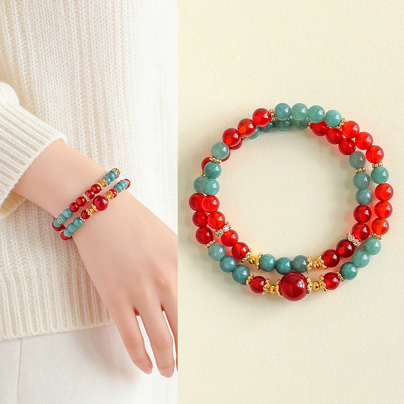 #666 Premium Beaded Bracelets - Pearl, Crystal, Jade & Agate Ready-to-Wear Collection