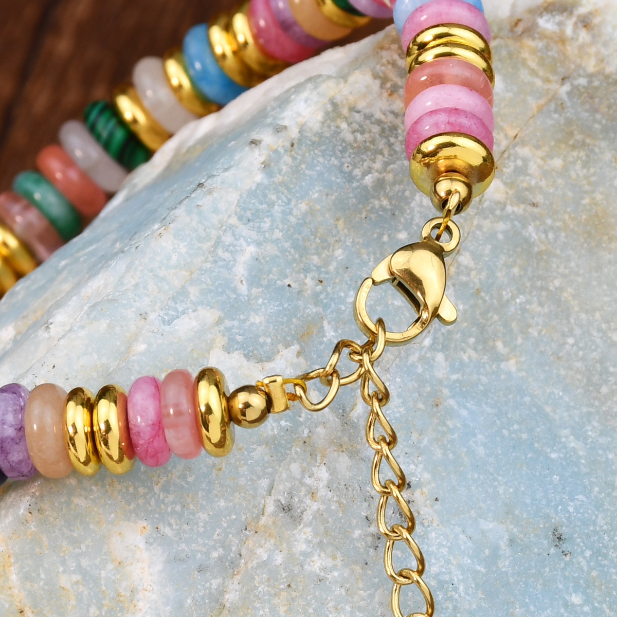 Healing Crystal Bracelets for Women Natural Stone Beaded Stretch Bracelet Handmade Gemstone Reiki Spiritual Jewelry Gifts