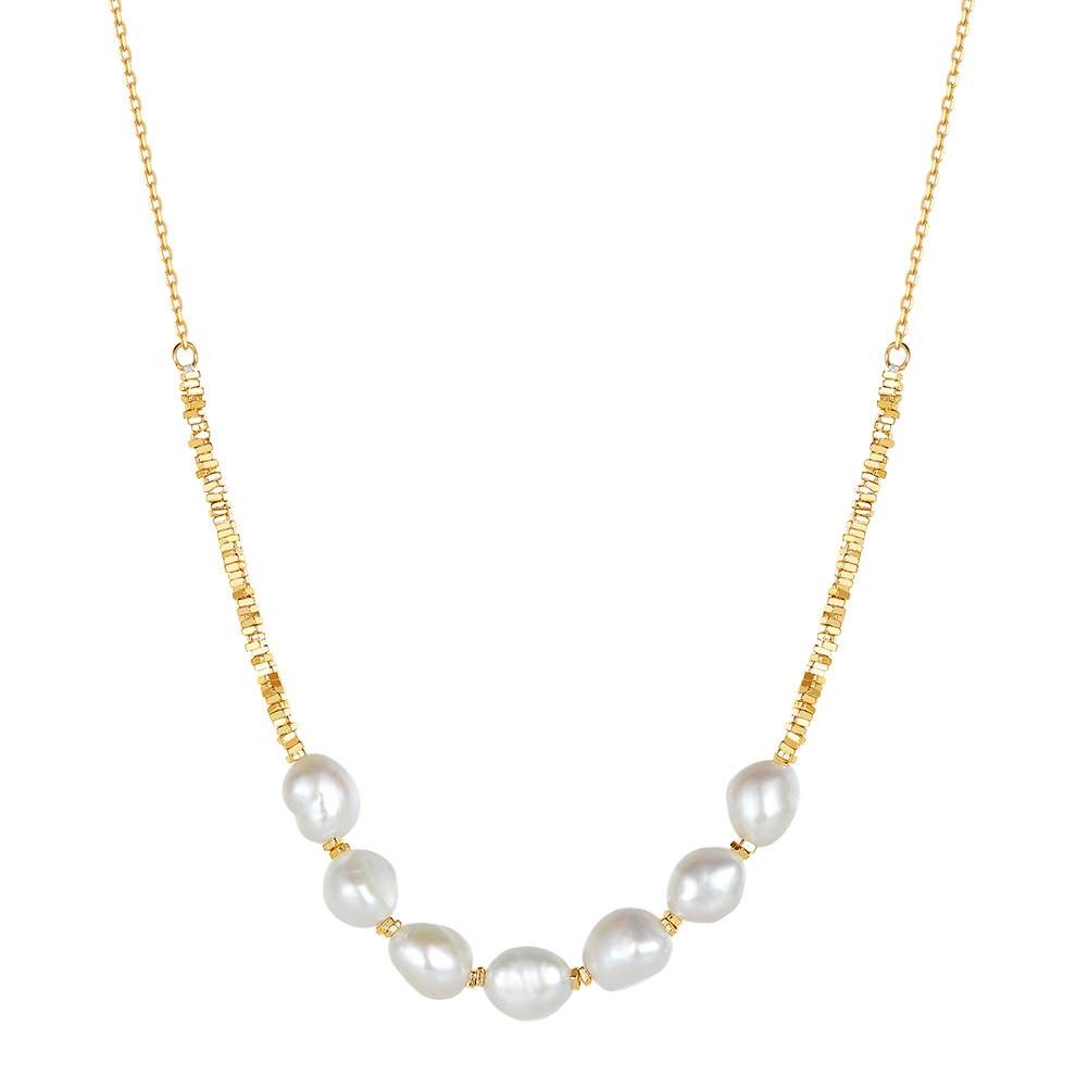 [Copy]925 Sterling Silver Necklace with Freshwater Pearl for Woment Casual Style
