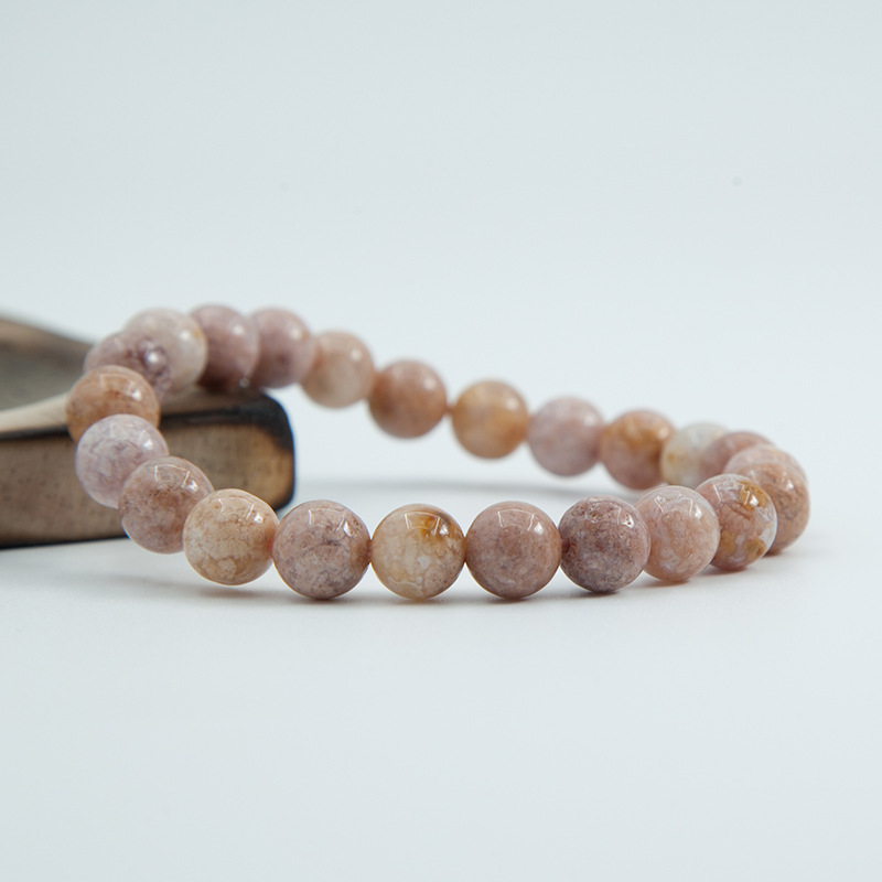 Stretch Bracelet for Women Men, Natural Gemstone Round Stone Crystal Beads for Beaded Elastic Bracelet