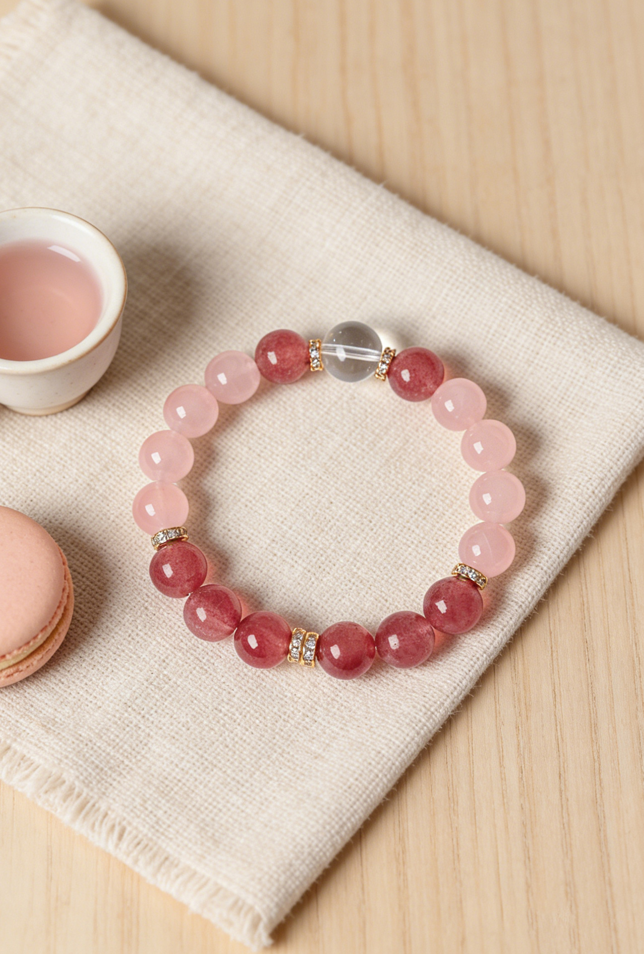 #666 Premium Beaded Bracelets - Pearl, Crystal, Jade & Agate Ready-to-Wear Collection