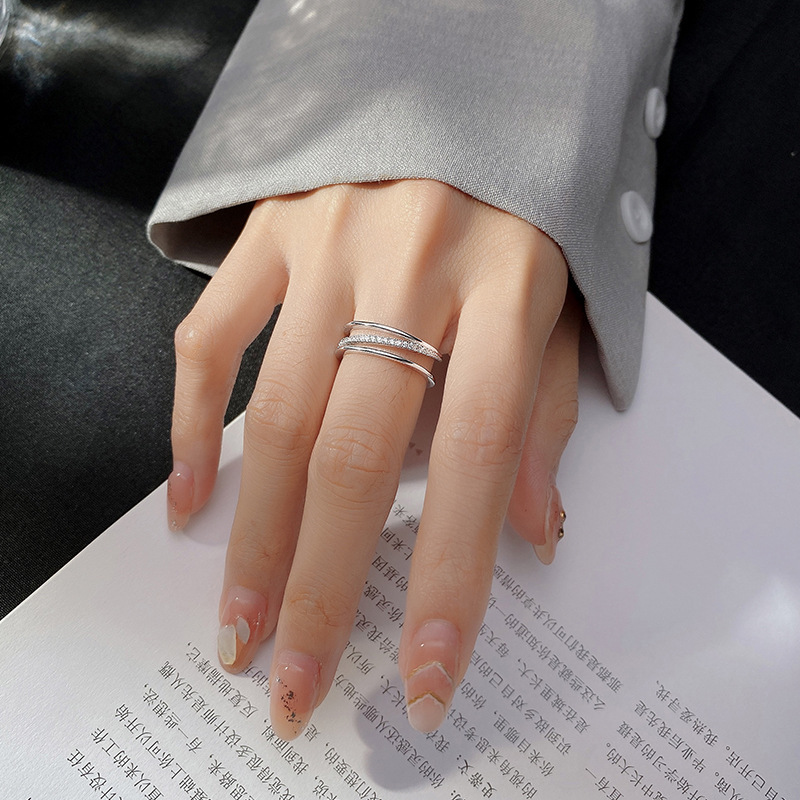 [Copy]Fashion Rings 925 Sterling Silver Rings Jewelry with Baroque Pearl for Women