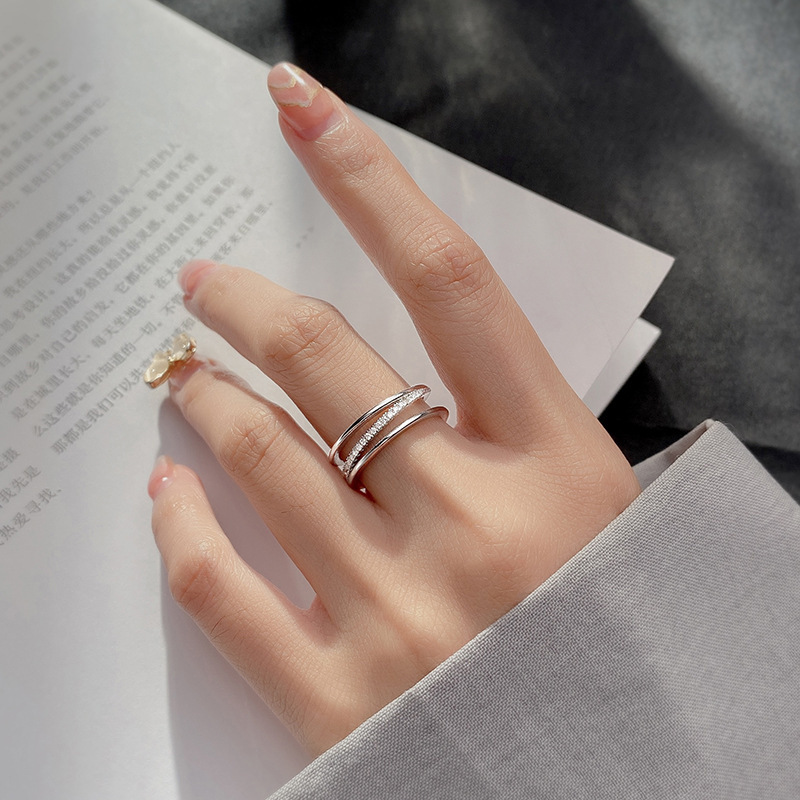 [Copy]Fashion Rings 925 Sterling Silver Rings Jewelry with Baroque Pearl for Women