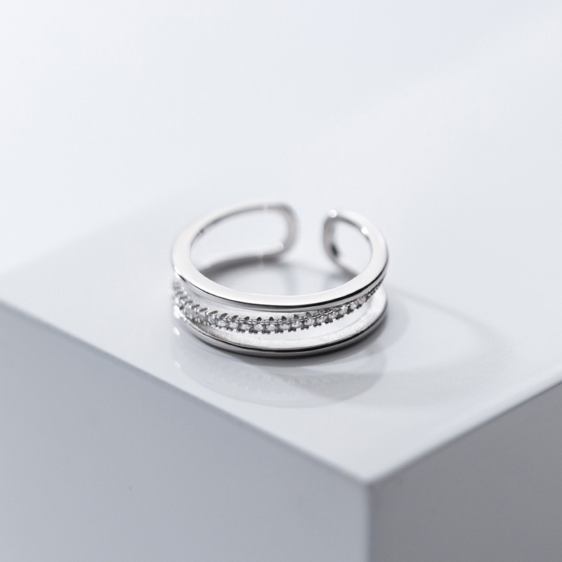 [Copy]Fashion Rings 925 Sterling Silver Rings Jewelry with Baroque Pearl for Women