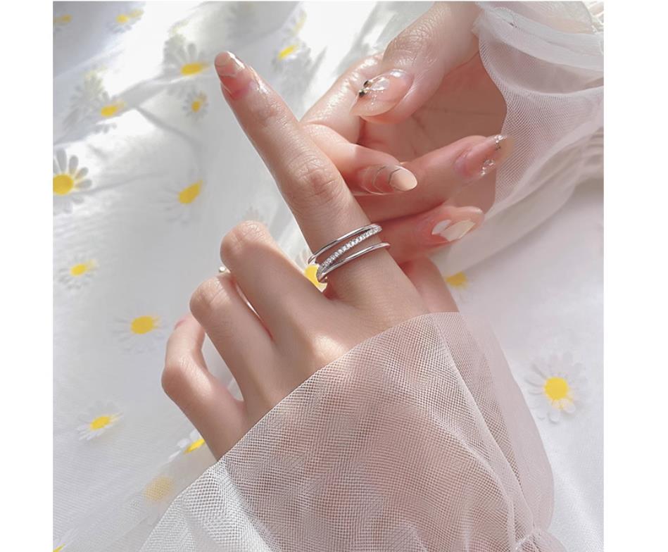 [Copy]Fashion Rings 925 Sterling Silver Rings Jewelry with Baroque Pearl for Women