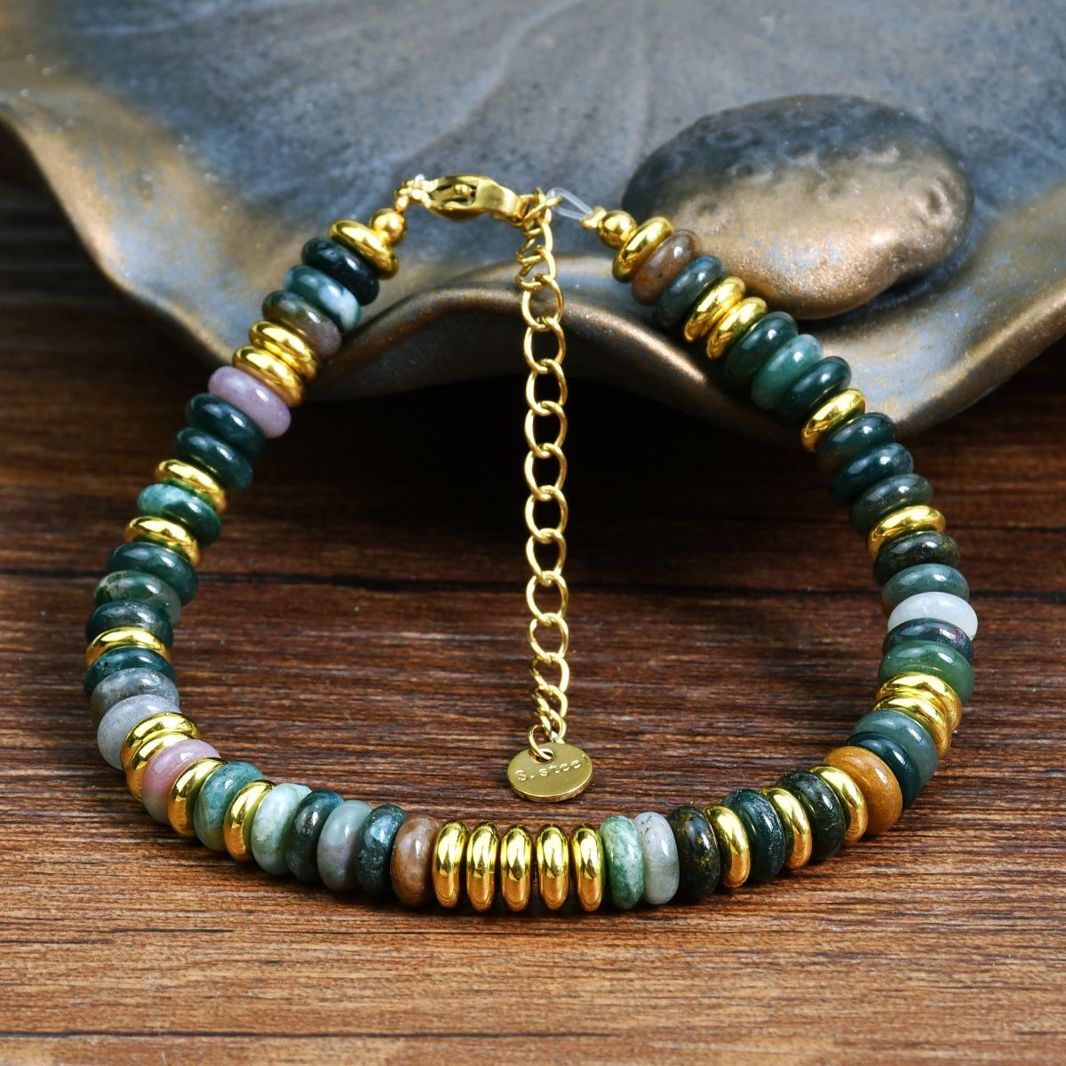 Healing Crystal Bracelets for Women Natural Stone Beaded Stretch Bracelet Handmade Gemstone Reiki Spiritual Jewelry Gifts