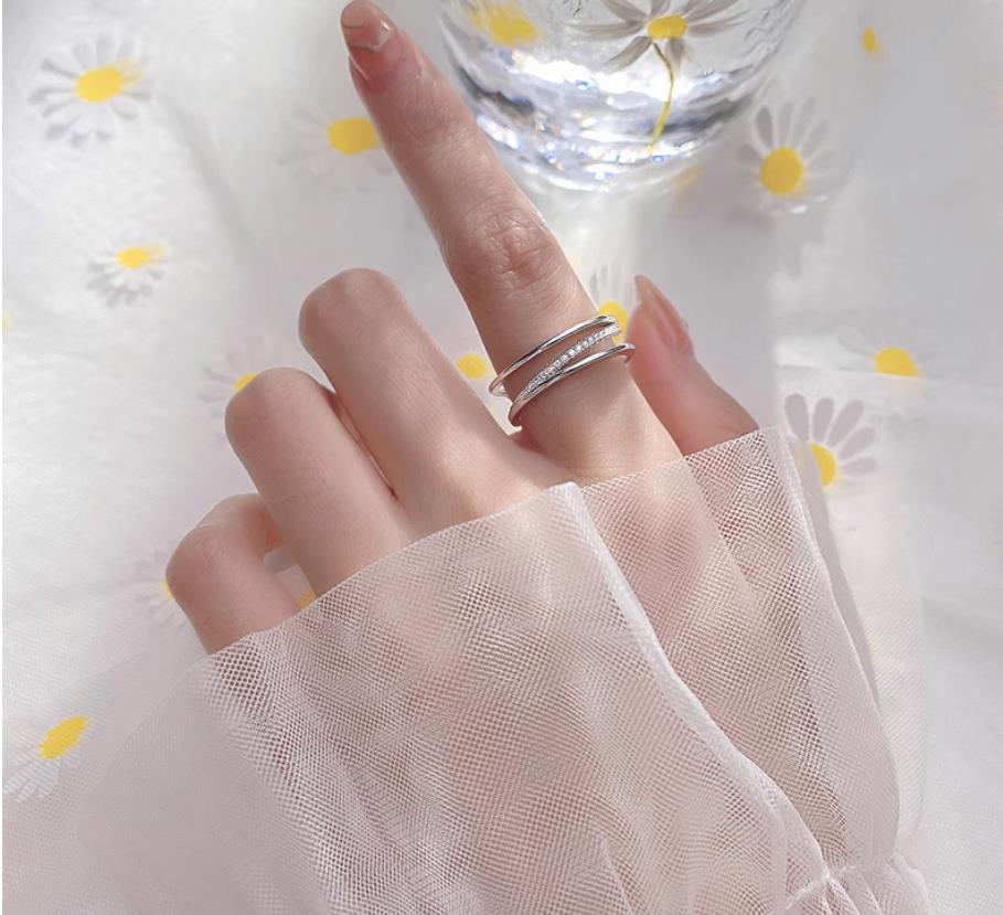 [Copy]Fashion Rings 925 Sterling Silver Rings Jewelry with Baroque Pearl for Women