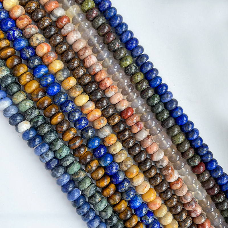 Natural Round Loose Semi Gemstone Beads for Jewelry Making