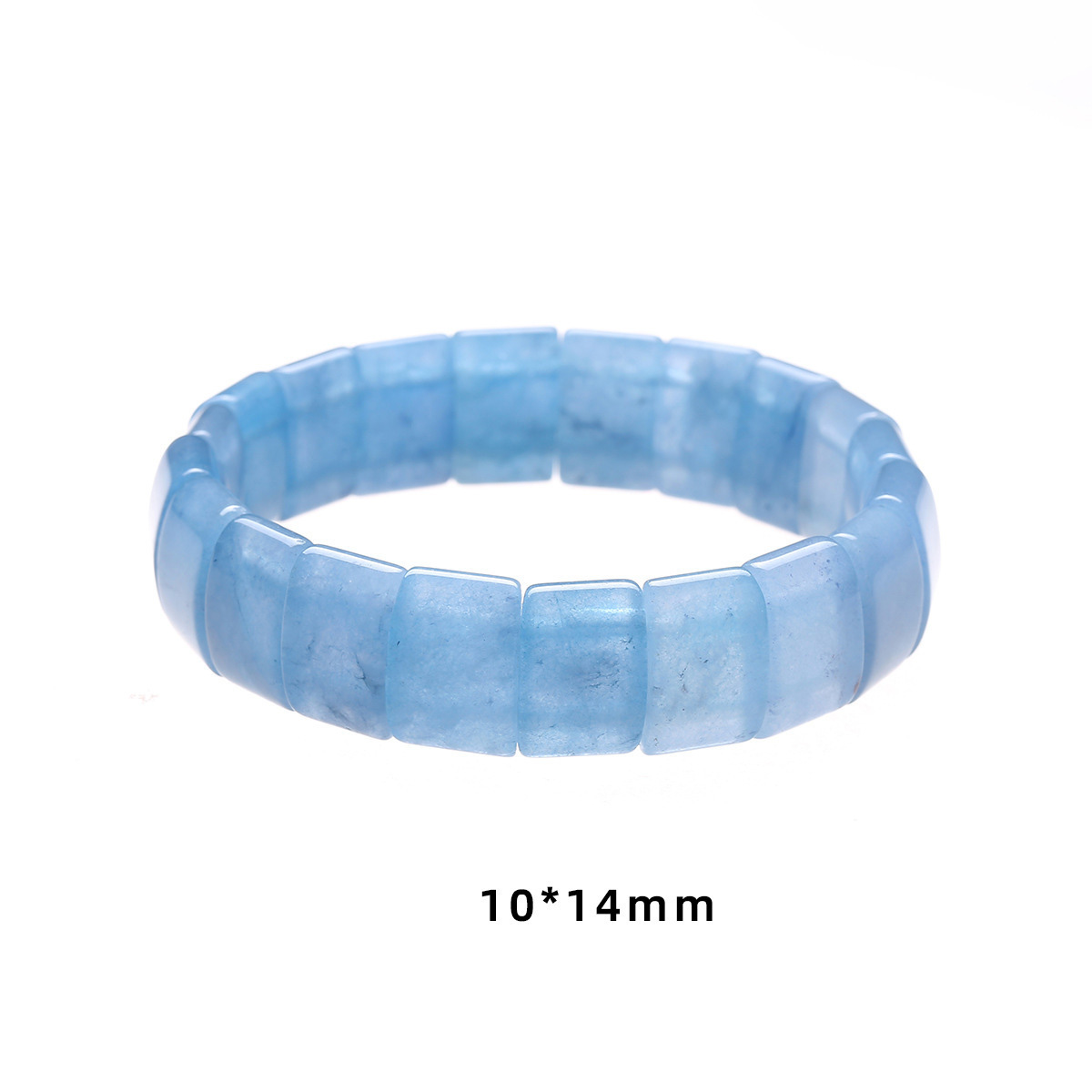 Multi-style Flat Bead Bracelet for Women Natural Semi Gemstone Crystal Beads Stretch Bracelet Factory Wholesale