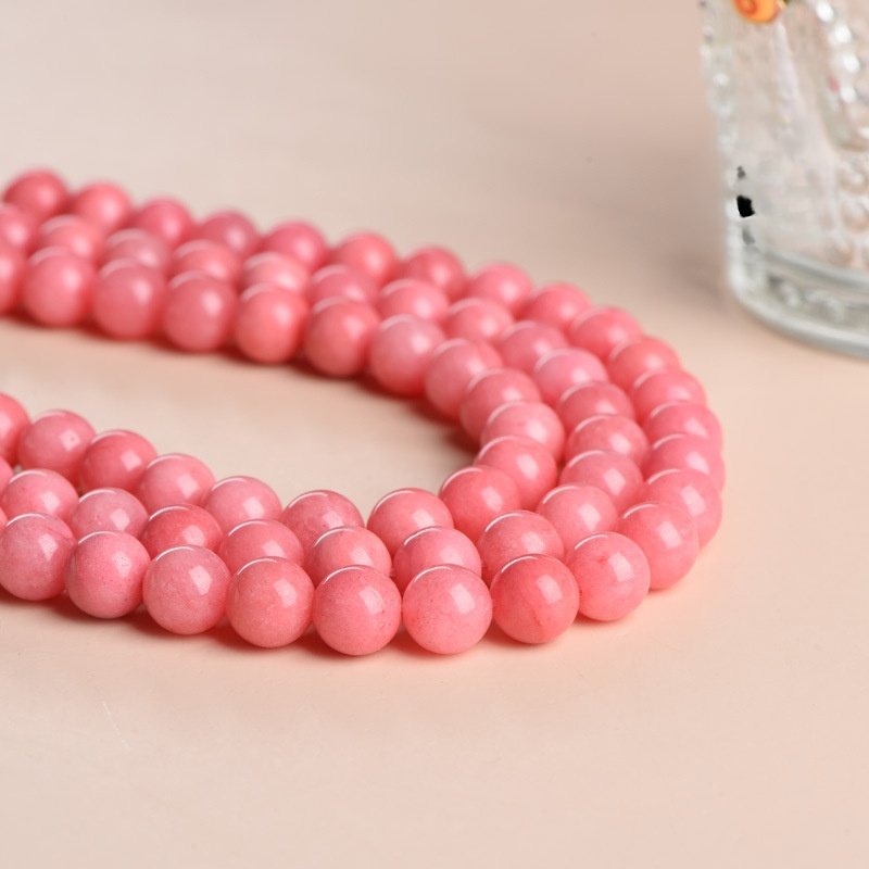 DIY Crystal Agate Pearl Jade Stone Fashion Bracelet 