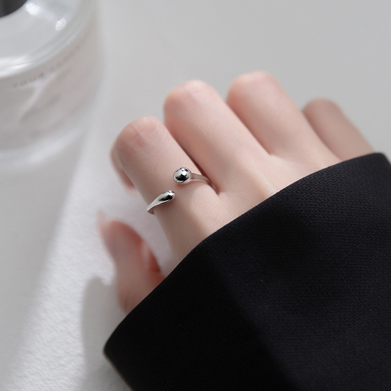 [Copy]Fashion Rings S925 Sterling Silver Rings Simple Design for Women