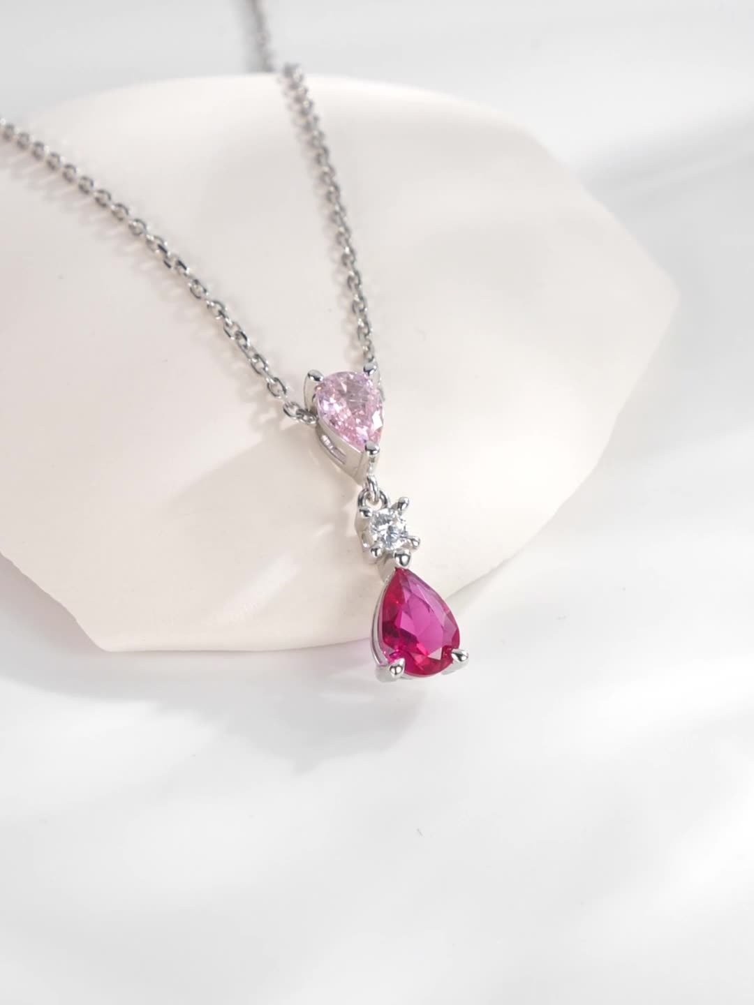 S925 Sterling Silver Jewelry Set with Cubic Zircon Casual Style Best Gift For Women