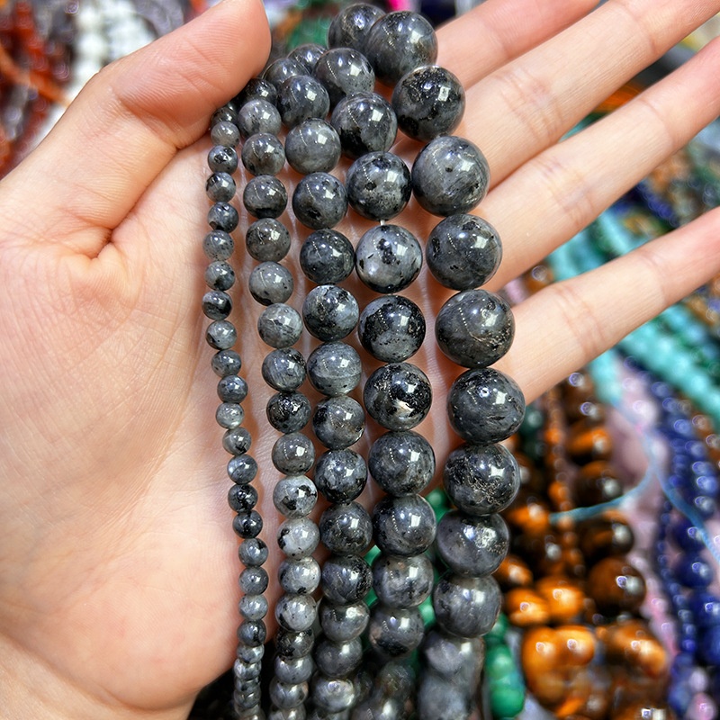 Natural Labradorite Round Loose Semi Gemstone Beads for Jewelry Making