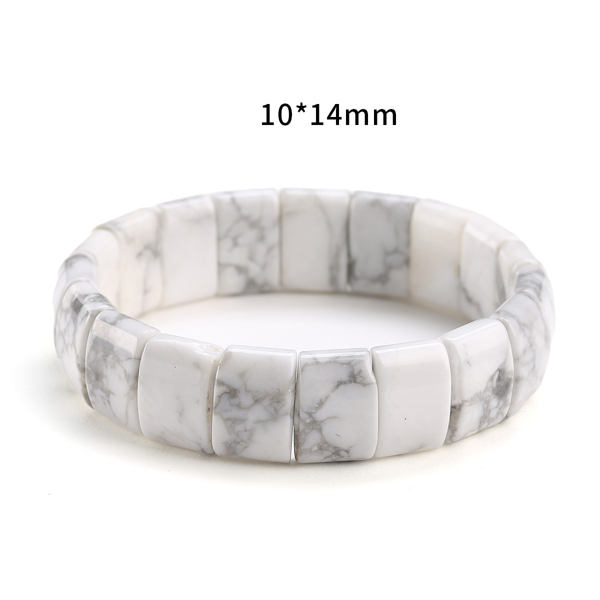 Multi-style Flat Bead Bracelet for Women Natural Semi Gemstone Crystal Beads Stretch Bracelet Factory Wholesale