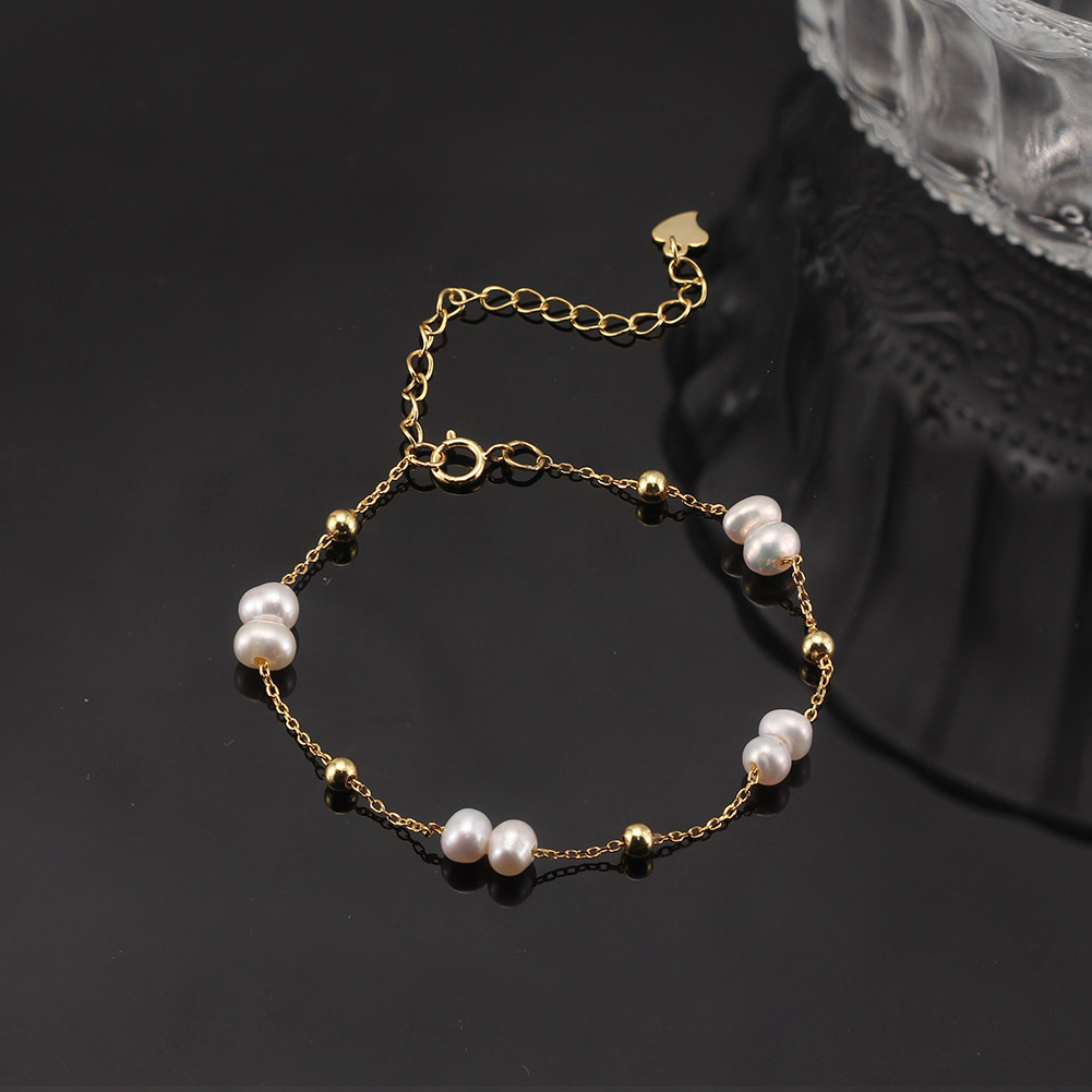 [Copy]S925 Sterling Silver Bracelet with Freshwater Pearl for Woment