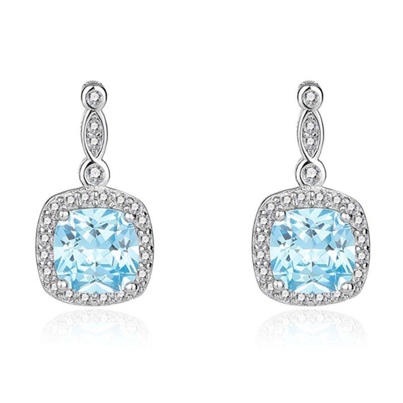 S925 Sterling Silver Jewelry Set with Cubic Zircon Casual Style Best Gift For Women