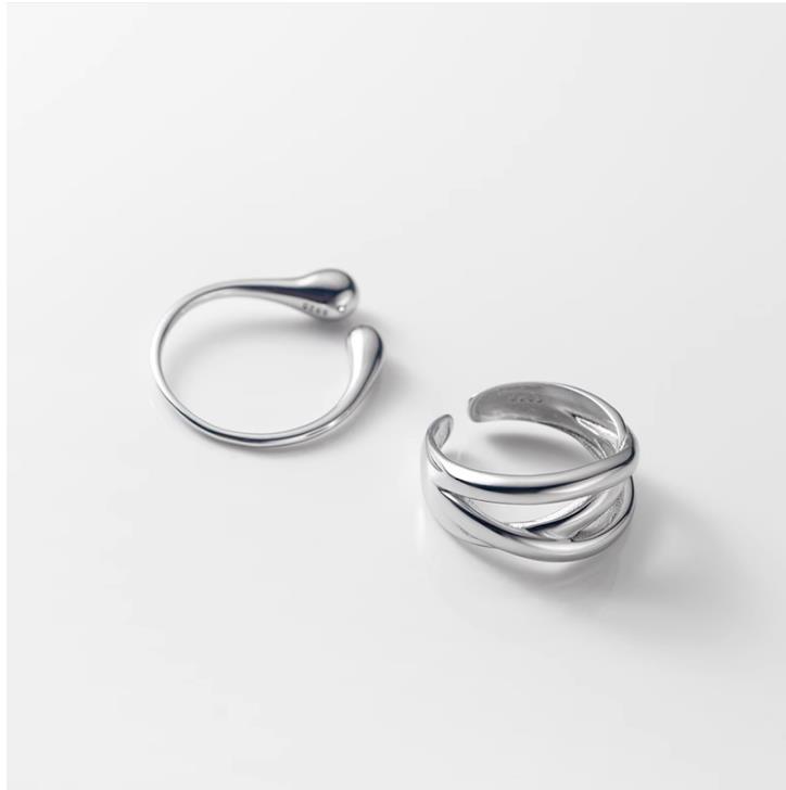 [Copy]Fashion Rings S925 Sterling Silver Rings Simple Design for Women