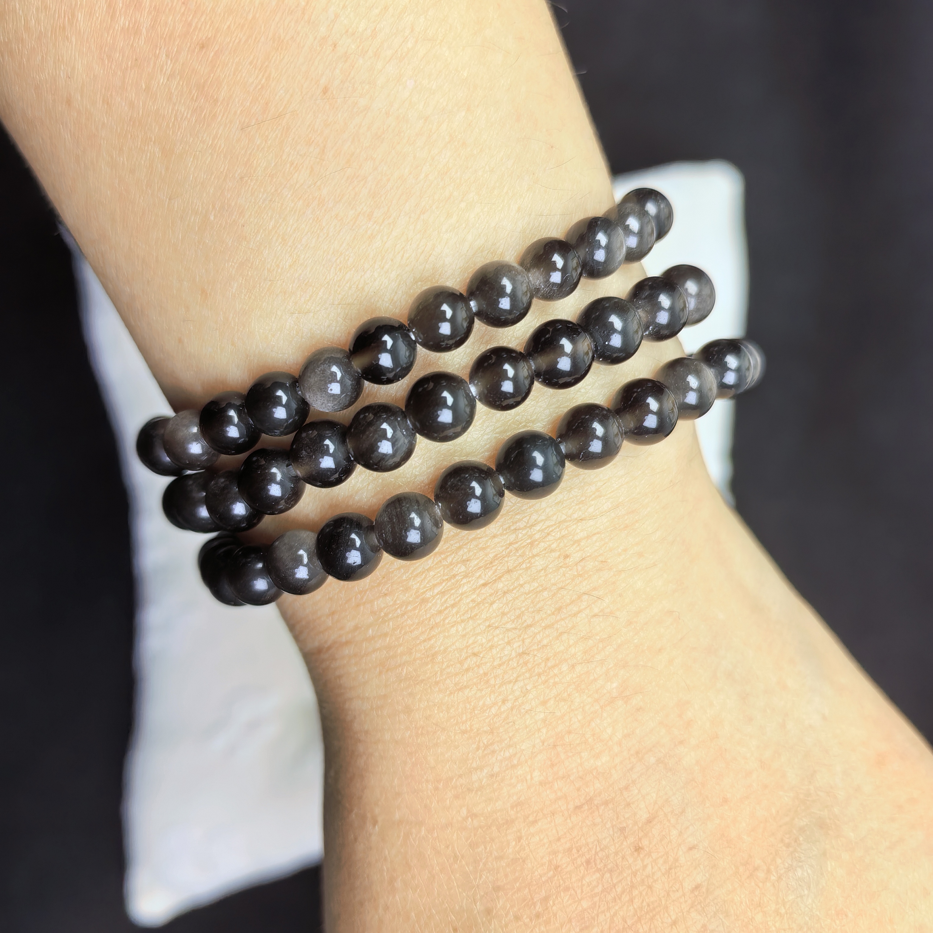 3 Wrap Crystal Bracelets for Women Bracelet Amethyst Tiger's Eye Stone Gifts Emotional Balance
