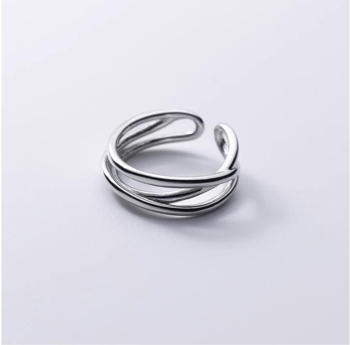 Fashion Rings S925 Sterling Silver Rings Simple Design for Women