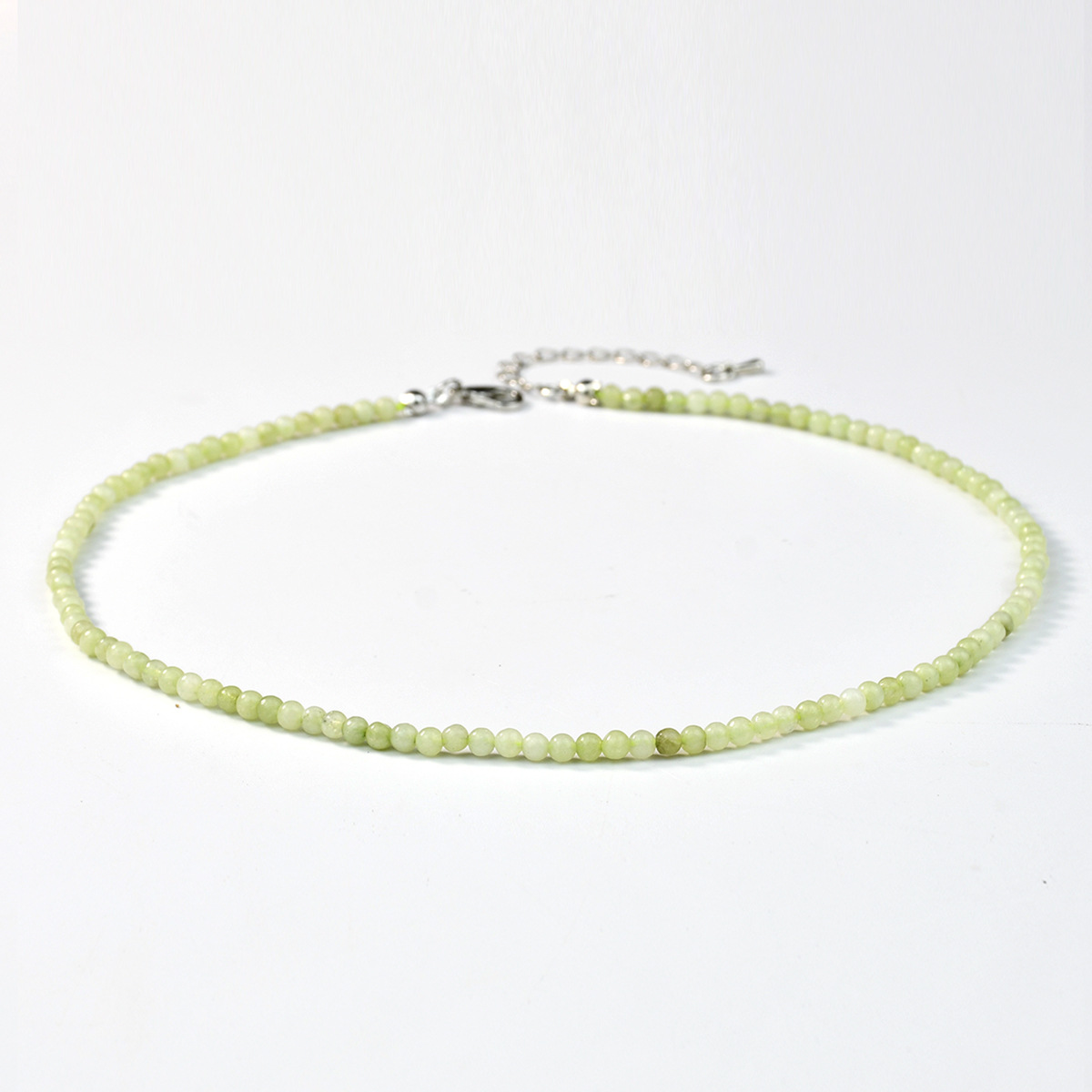 Healing Crystal Necklace for Women Natural Stone Beaded Stretch Necklace Handmade Gemstone  Spiritual Jewelry Gifts