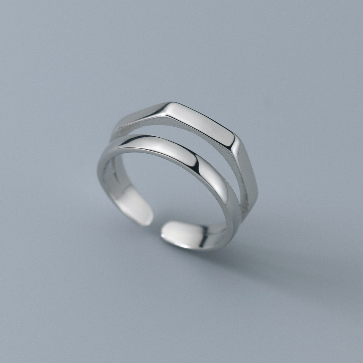 Fashion Rings S925 Sterling Silver Rings Simple Design for Women