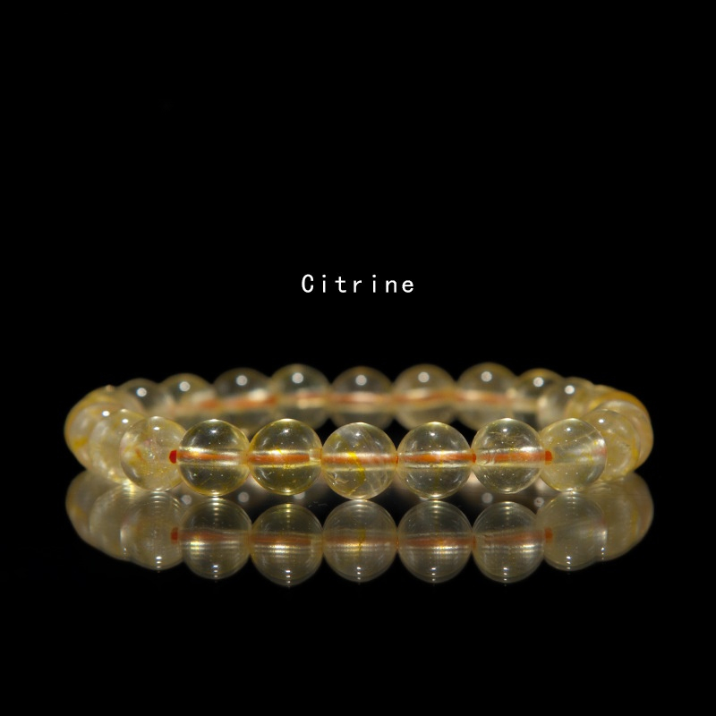 [Copy]Amethyst Bracelet for Women Natural Gemstone Round Stone Crystal Beads for Beaded Elastic Bracelet