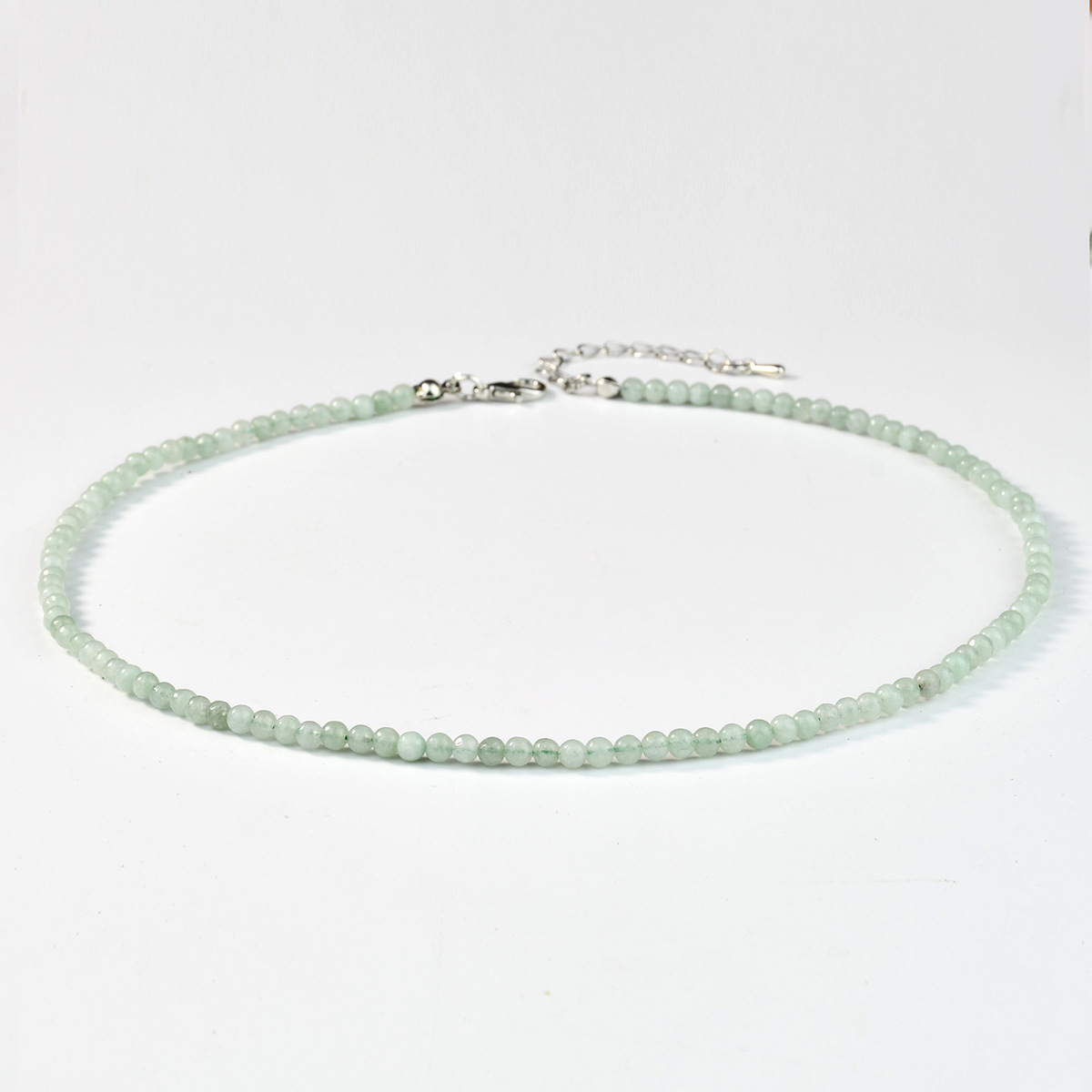 Healing Crystal Necklace for Women Natural Stone Beaded Stretch Necklace Handmade Gemstone  Spiritual Jewelry Gifts