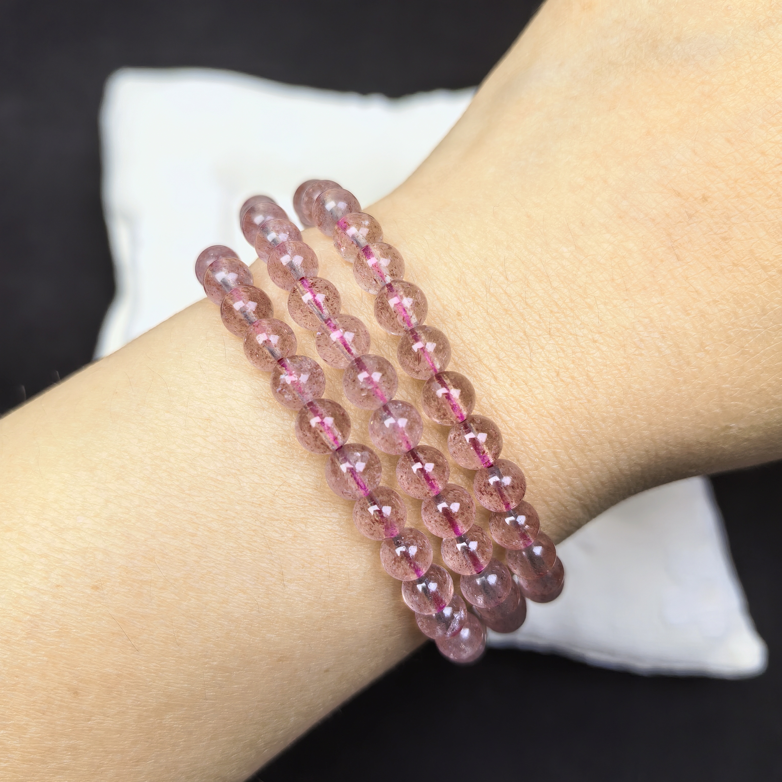 3 Wrap Crystal Bracelets for Women Bracelet Amethyst Tiger's Eye Stone Gifts Emotional Balance
