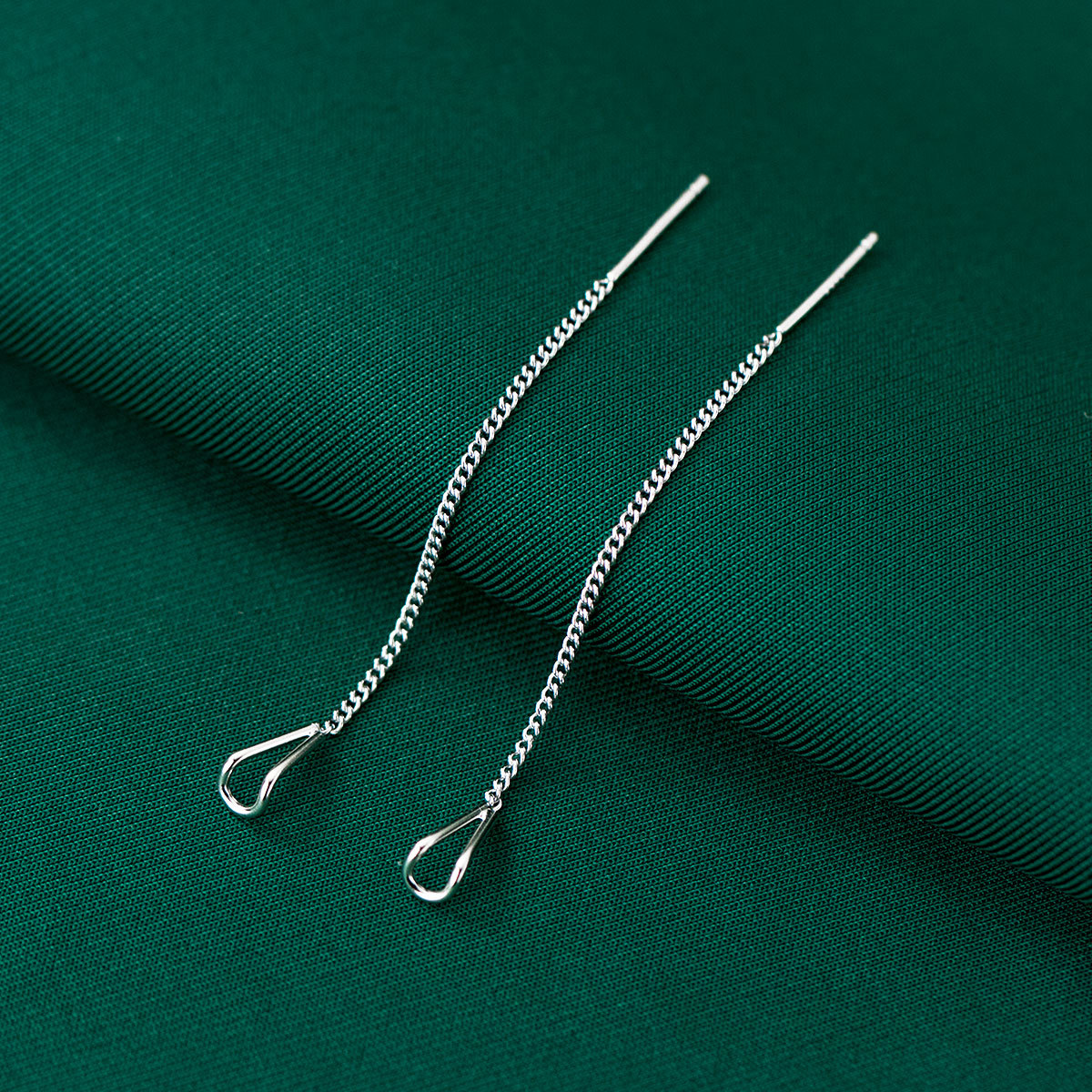 S925 Sterling Silver Chain Earrings Dangle Earrings Best Gift for Women