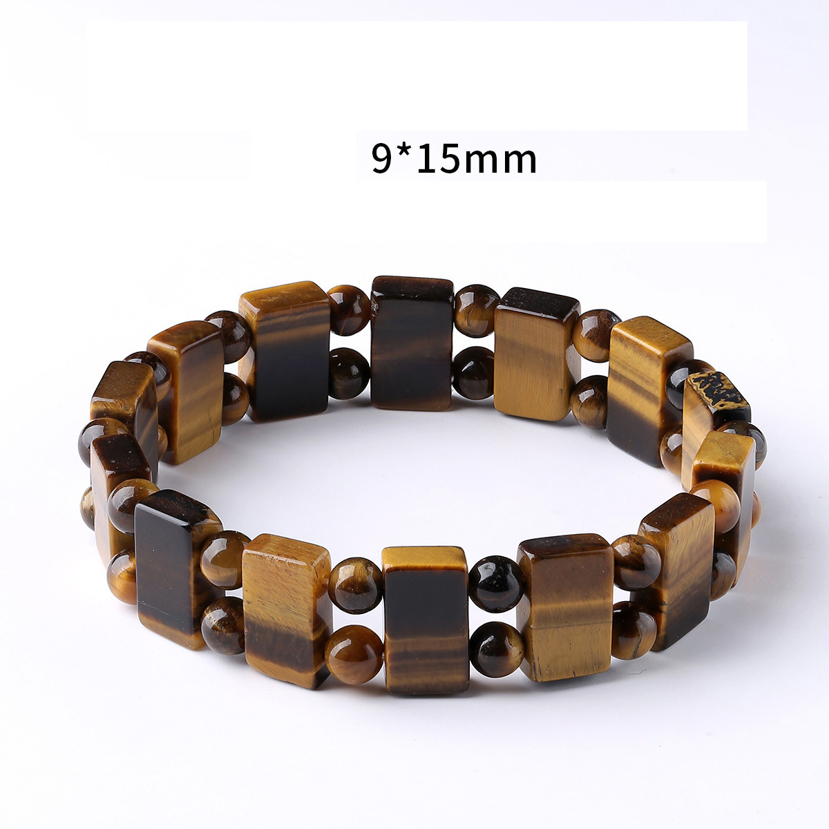Multi-style Flat Bead Bracelet for Women Natural Semi Gemstone Crystal Beads Stretch Bracelet Factory Wholesale
