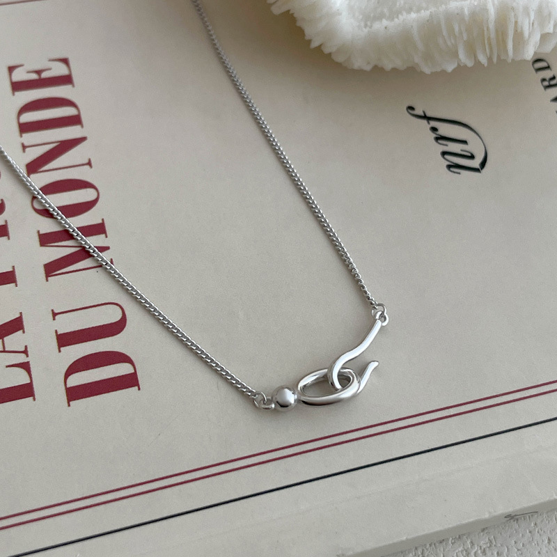 S925 Sterling Silver Pendant Necklace Casual Style for Women