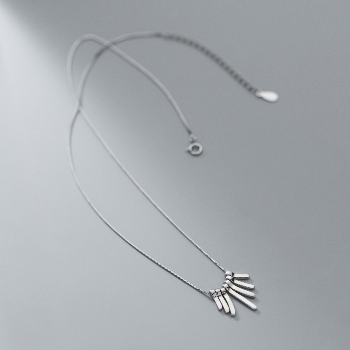 S925 Sterling Silver Pendant Necklace Casual Style